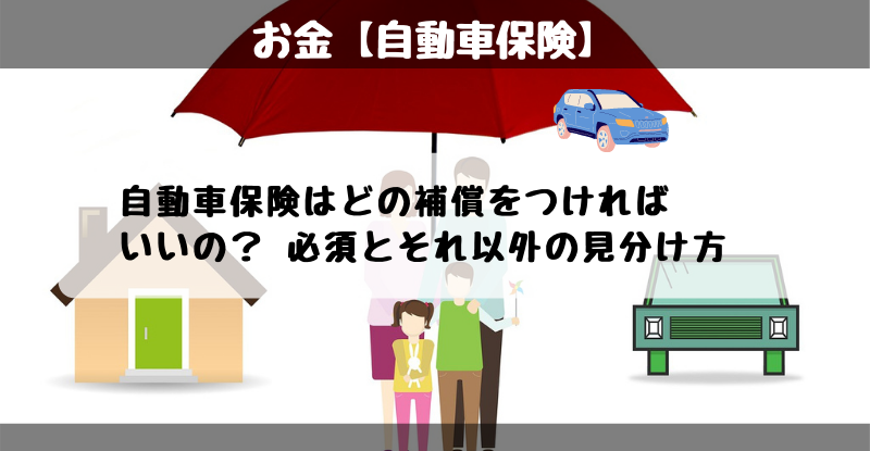 自動車保険はどの補償をつければいいの 必須とそれ以外の見分け方 ひみりかブログ